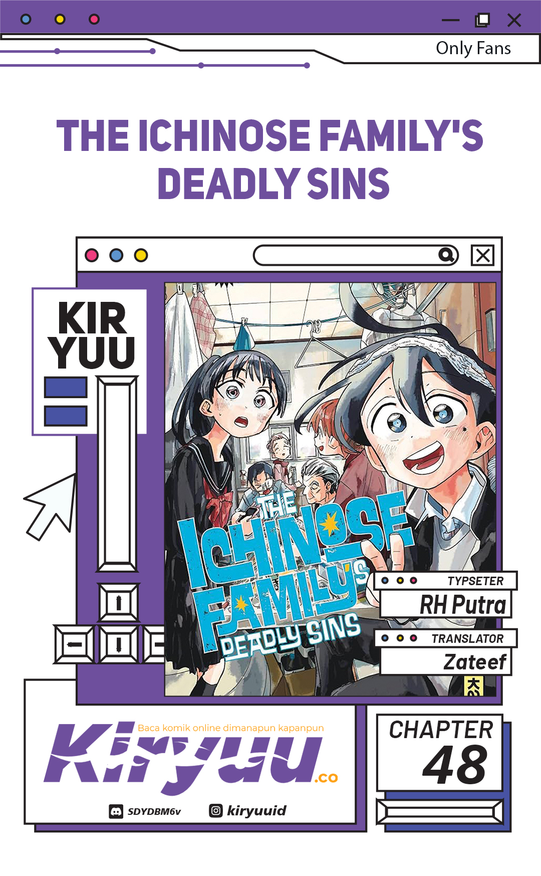 Baca Komik The Ichinose Family’s Deadly Sins Chapter 48 Gambar 1