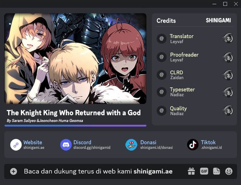 Baca Komik The Knight King Who Returned with a God Chapter 112 Gambar 1