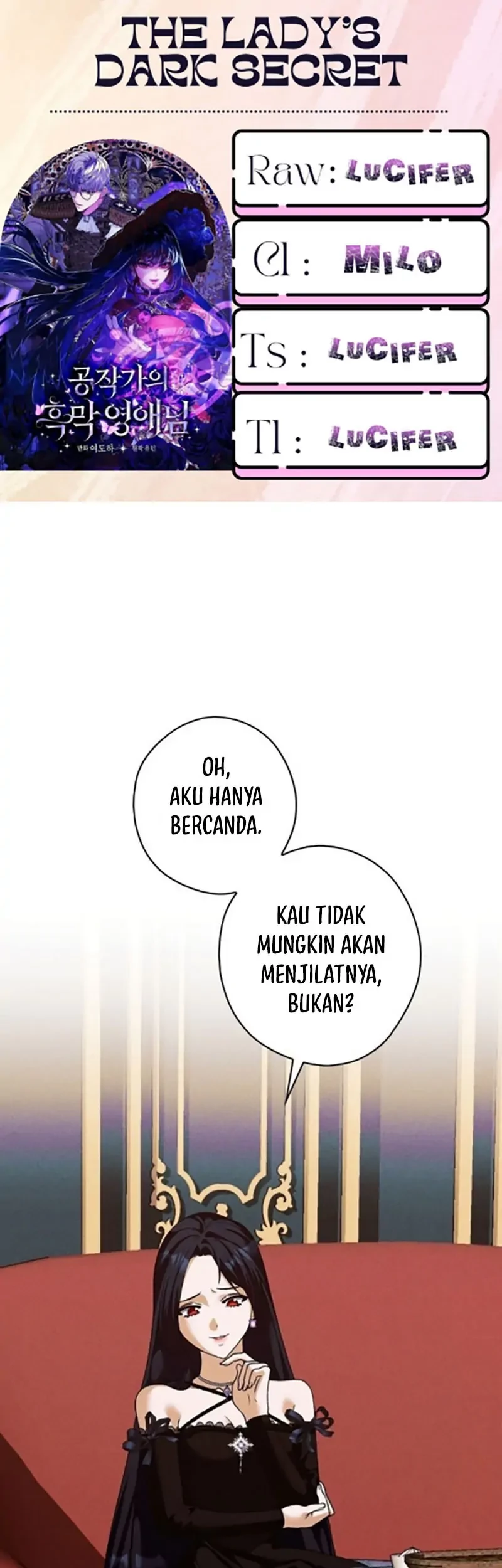 Baca Komik The Lady’s Dark Secret Chapter 42 Gambar 1