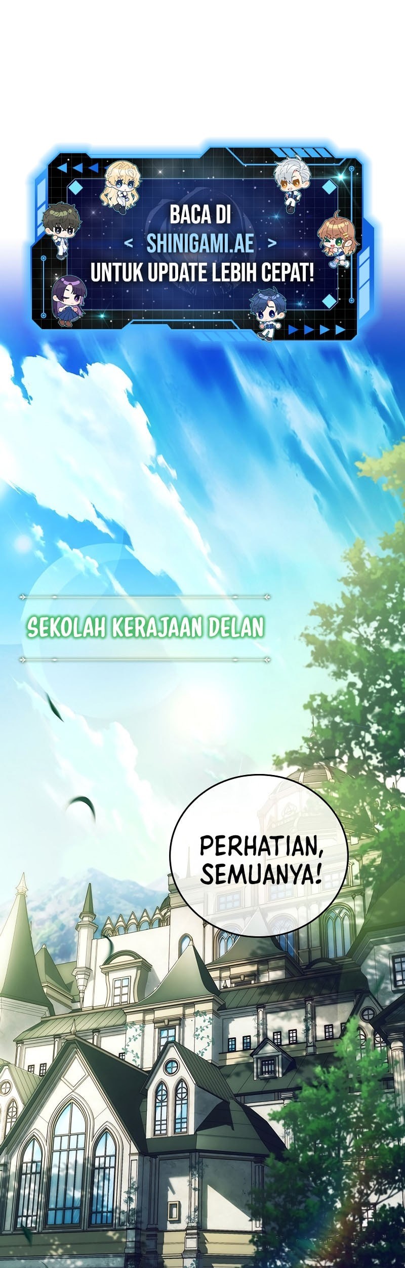 Baca Manhwa The Legendary Hero Is An Academy Honors Student Chapter 1 Gambar 2