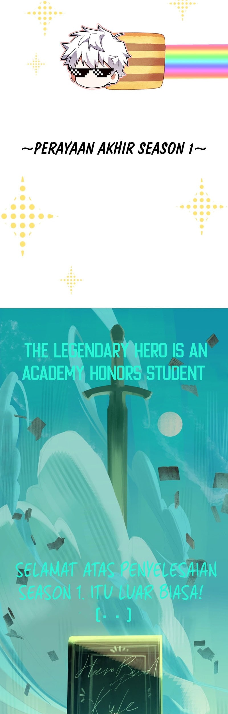 The Legendary Hero Is An Academy Honors Student Chapter 50 Gambar 87