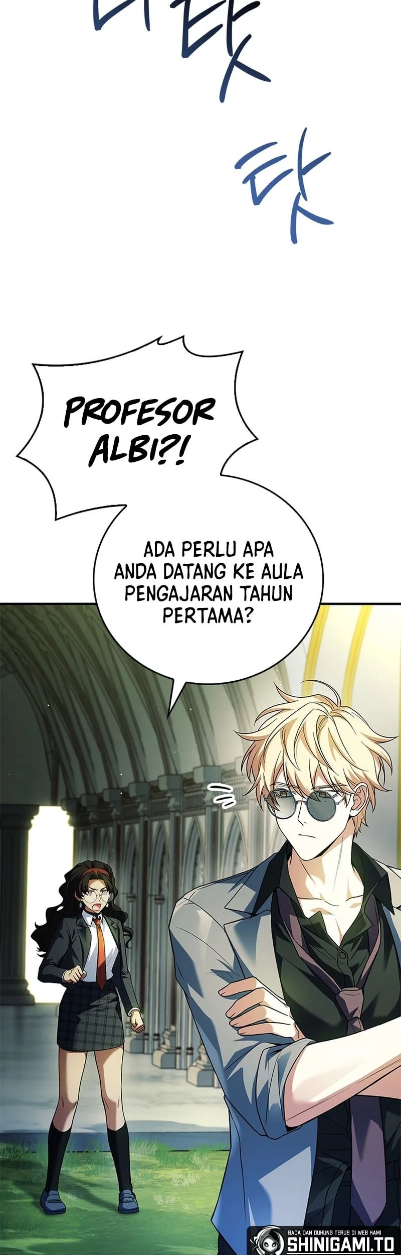 The Legendary Hero Is An Academy Honors Student Chapter 53 Gambar 12