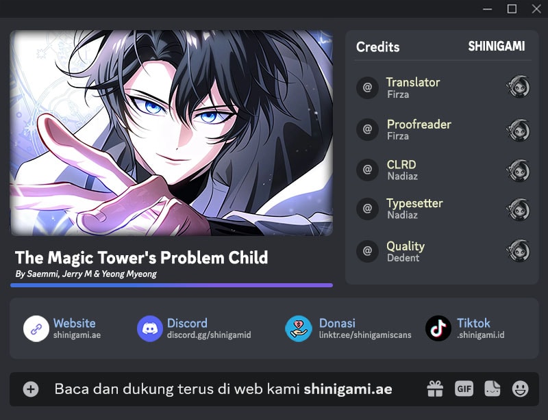 Baca Komik The Magic Tower's Problem Child Chapter 1 Gambar 1