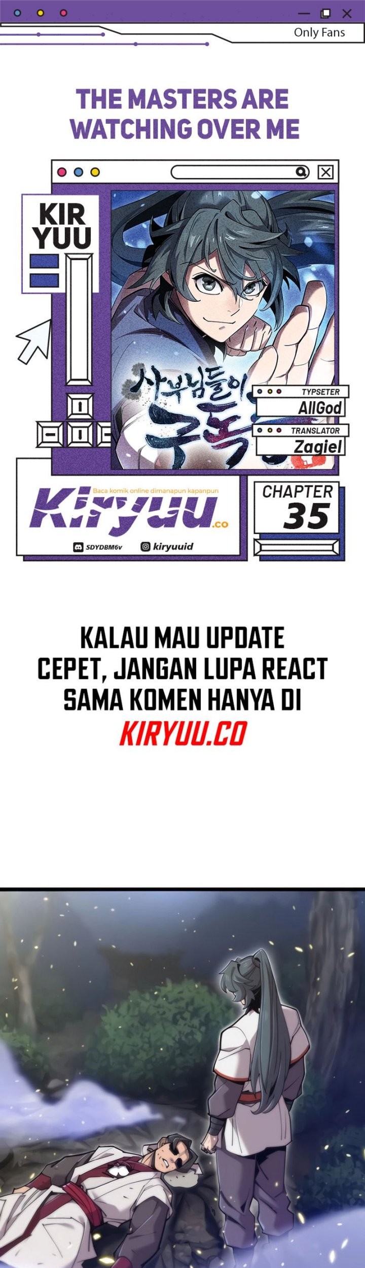 Baca Komik The Masters Are Watching Over Me Chapter 35 Gambar 1