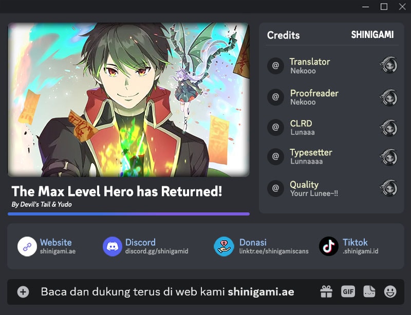 Baca Komik The MAX leveled hero will return! Chapter 205 Gambar 1