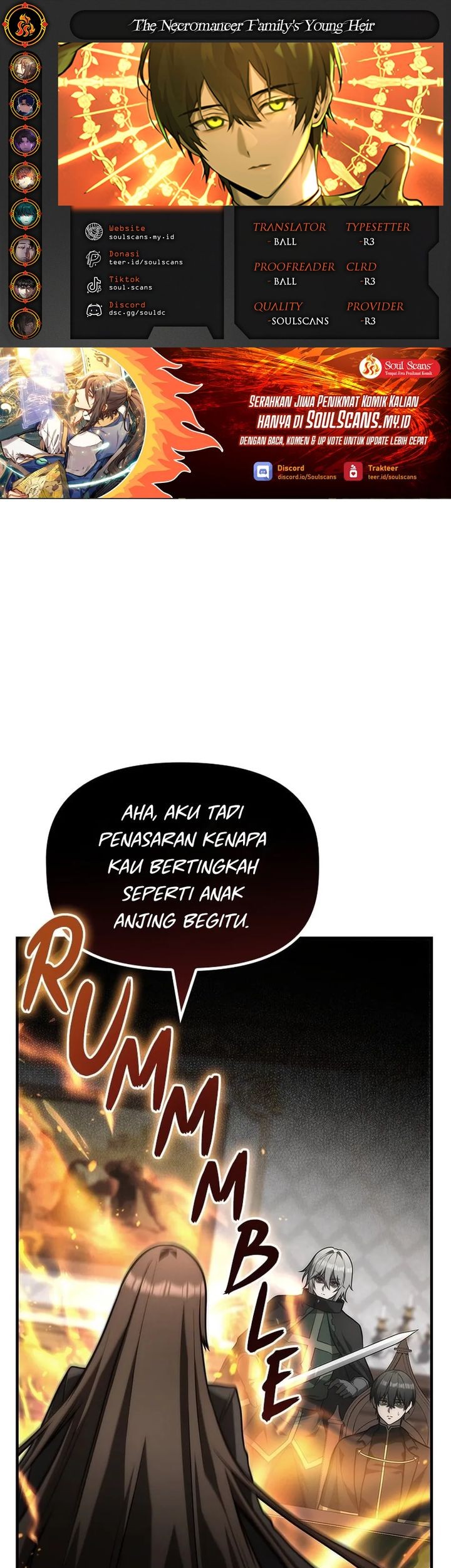Baca Komik The Necromancer Family’s Young Heir Chapter 22 Gambar 1