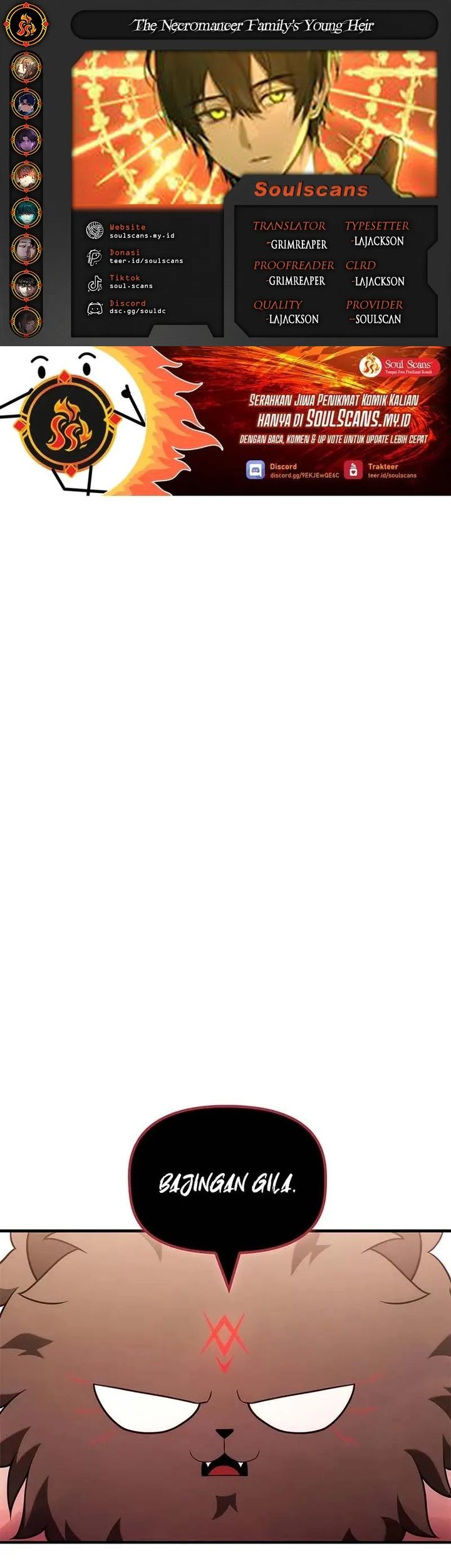 Baca Komik The Necromancer Family’s Young Heir Chapter 36 Gambar 1