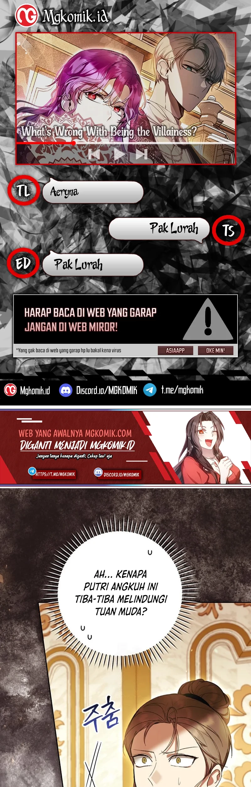 Baca Komik The Perks of Being a Villainess Chapter 61 Gambar 1