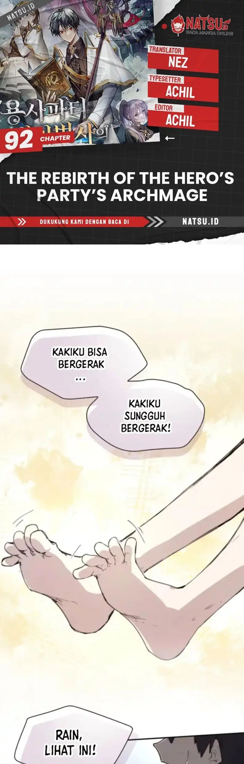 Baca Komik The Rebirth of the Hero’s Party’s Archmage Chapter 92 Gambar 1