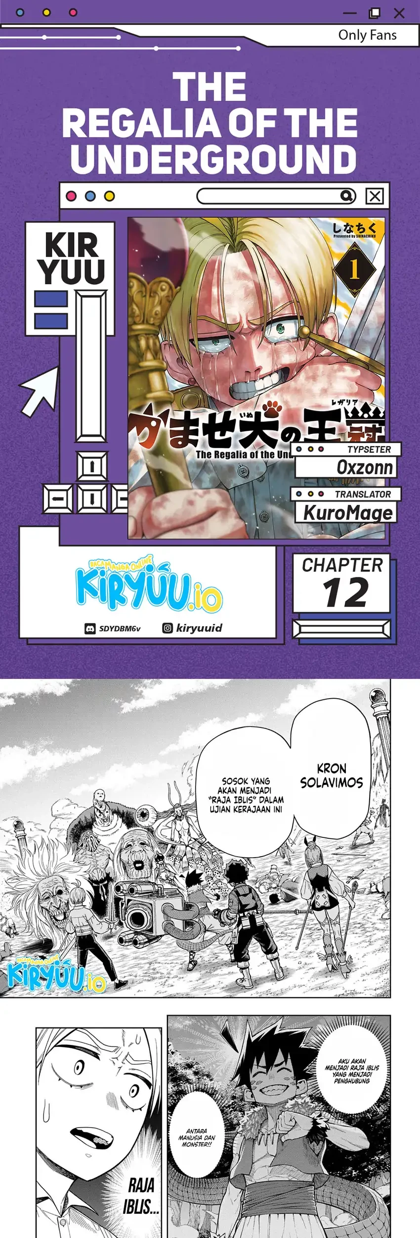 Baca Komik The Regalia of the Underdog Chapter 12 Gambar 1