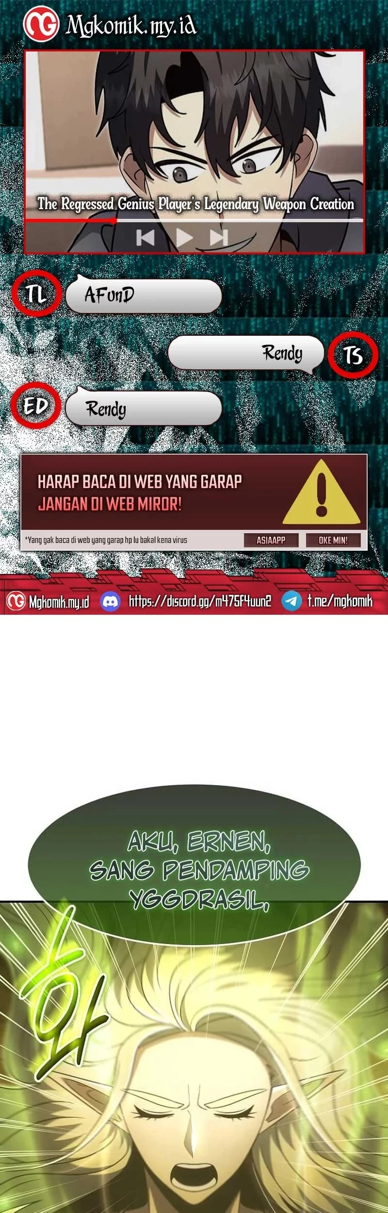 Baca Komik The Regressed Genius Player’s Legendary Weapon Creation Chapter 59 Gambar 1