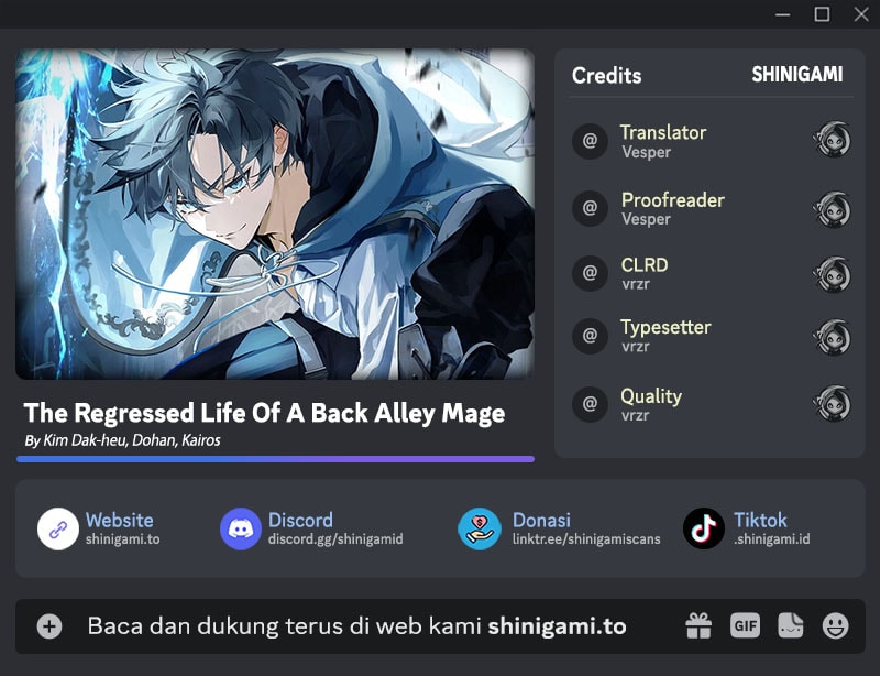 Baca Komik The Regressed Life Of A Back Alley Mage Chapter 8 Gambar 1