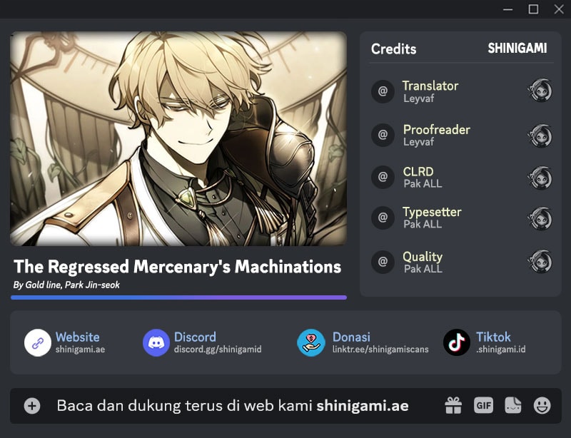 Baca Komik The Regressed Mercenary’s Machinations Chapter 38 Gambar 1