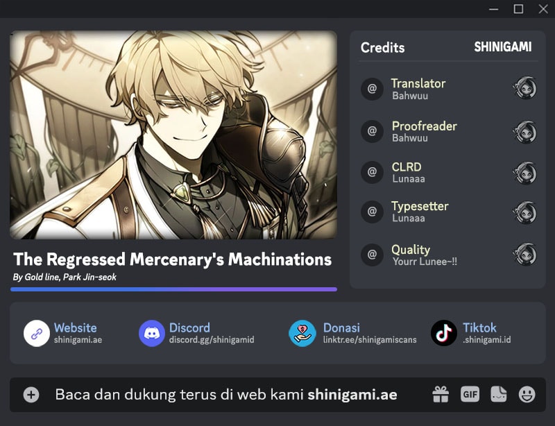 Baca Komik The Regressed Mercenary’s Machinations Chapter 50 Gambar 1