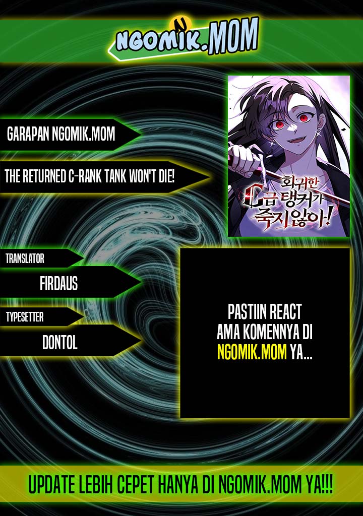 Baca Komik The Returned C-Rank Tank Won’t Die! Chapter 1 Gambar 1