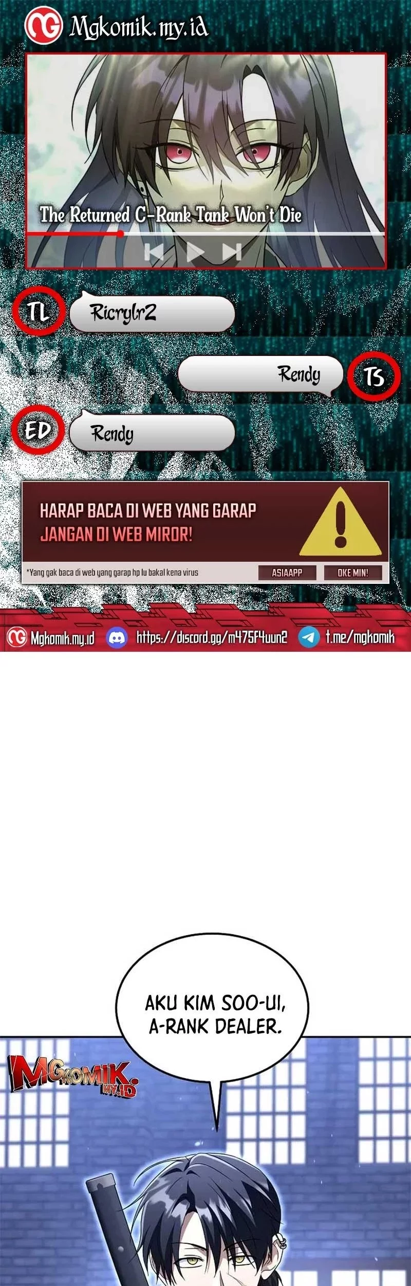 Baca Komik The Returned C-Rank Tank Won’t Die! Chapter 32 Gambar 1