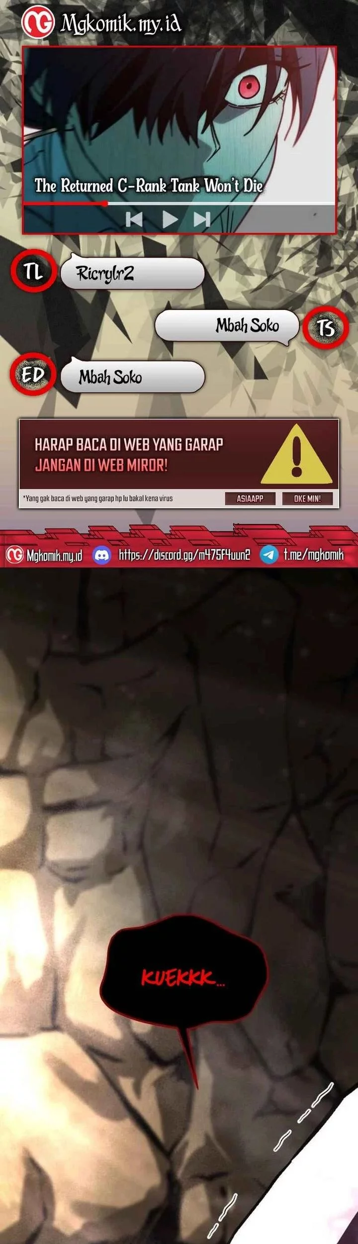 Baca Komik The Returned C-Rank Tank Won’t Die! Chapter 34 Gambar 1