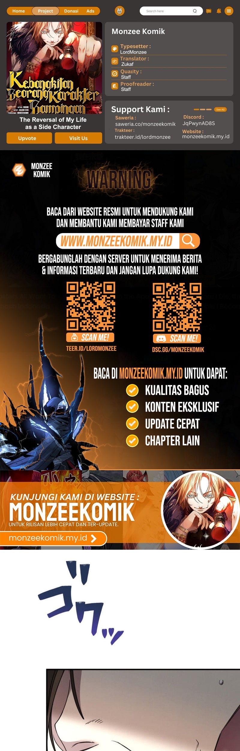 Baca Komik The Reversal of My Life as a Side Character Chapter 48 Gambar 1
