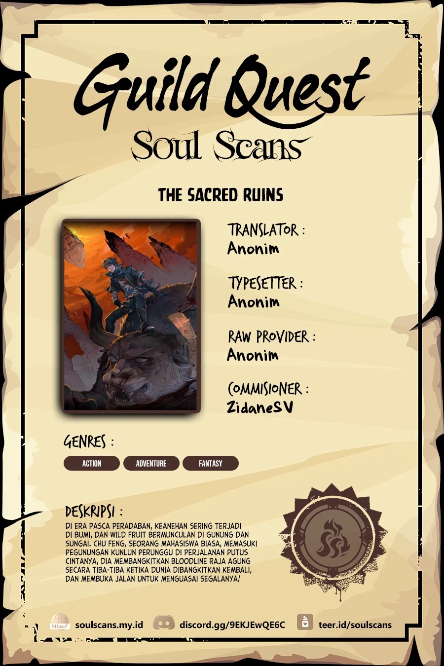 Baca Komik The Sacred Ruins Chapter 119 Gambar 1