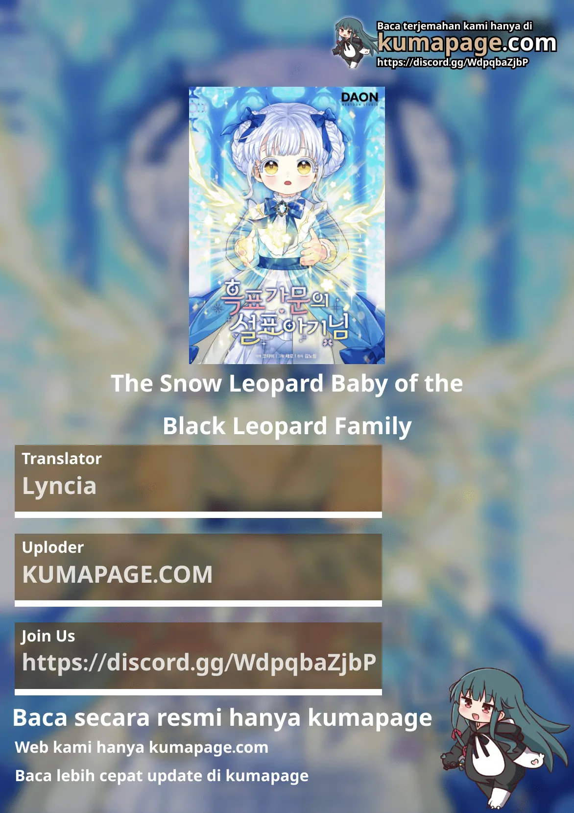 Baca Komik The Snow Leopard Baby of the Black Leopard Family Chapter 1 Gambar 1