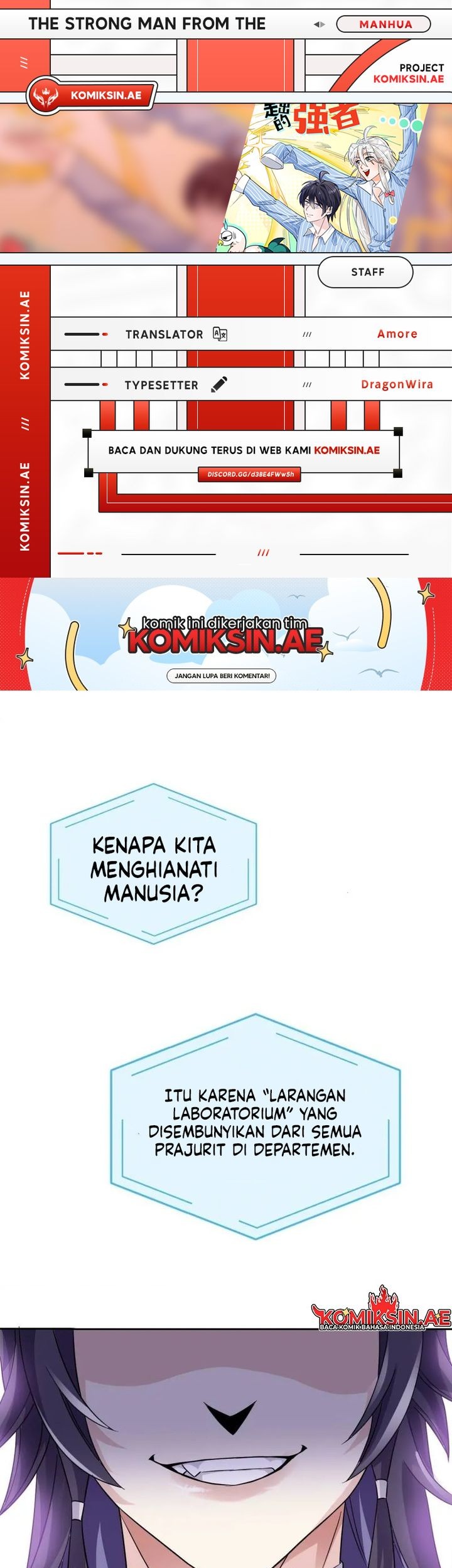 Baca Komik The Strong Man From the Mental Hospital Chapter 214 Gambar 1