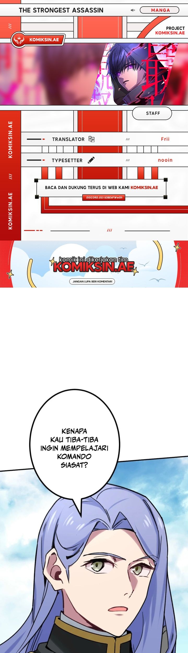 Baca Komik The strongest assassin gets transferred to another world with his whole class Chapter 93 Gambar 1