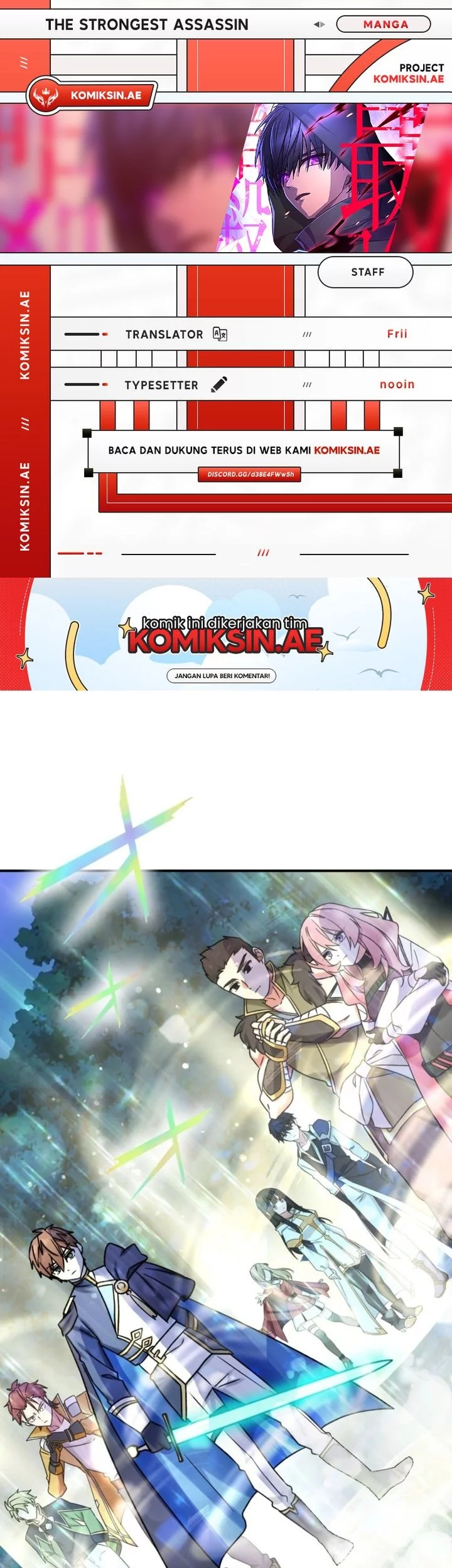 Baca Komik The strongest assassin gets transferred to another world with his whole class Chapter 95 Gambar 1