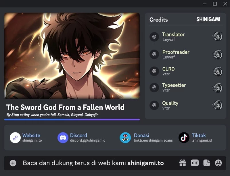 Baca Komik The Sword God From A Fallen World Chapter 34 Gambar 1