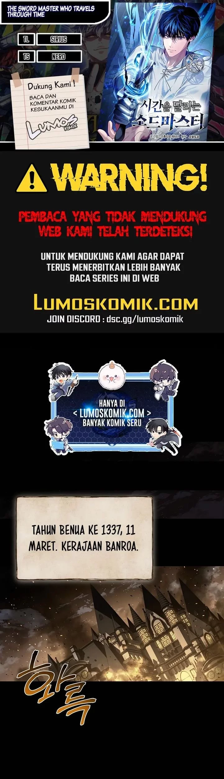 Baca Komik The Sword Master Who Travels Through Time Chapter 2 Gambar 1