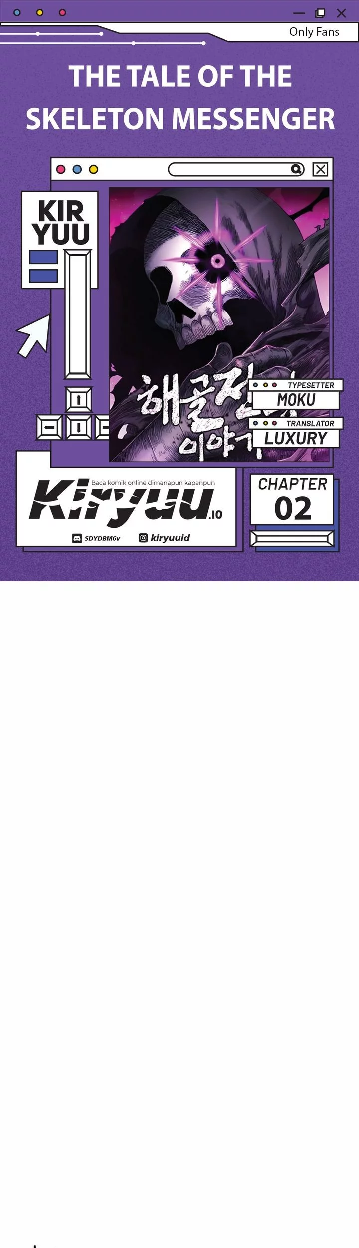 Baca Komik The Tale of the Skeleton Messenger Chapter 2 Gambar 1