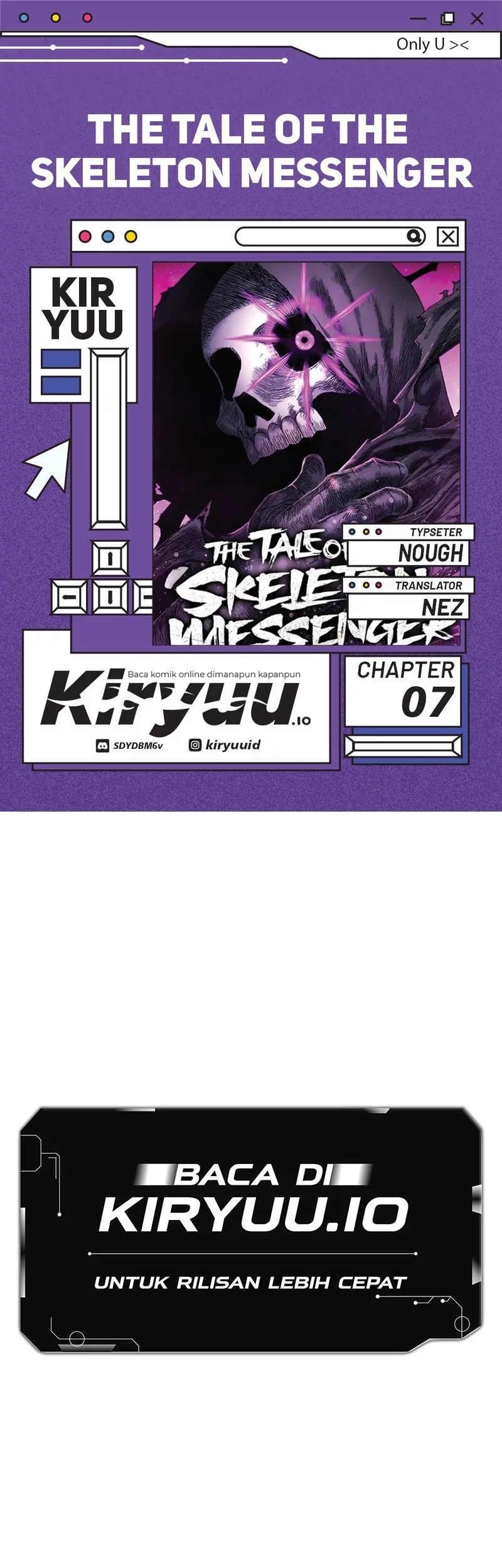 Baca Komik The Tale of the Skeleton Messenger Chapter 7 Gambar 1