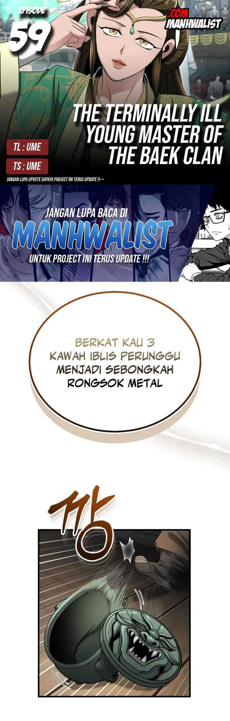 Baca Komik The Terminally Ill Young Master of the Baek Clan Chapter 59 Gambar 1