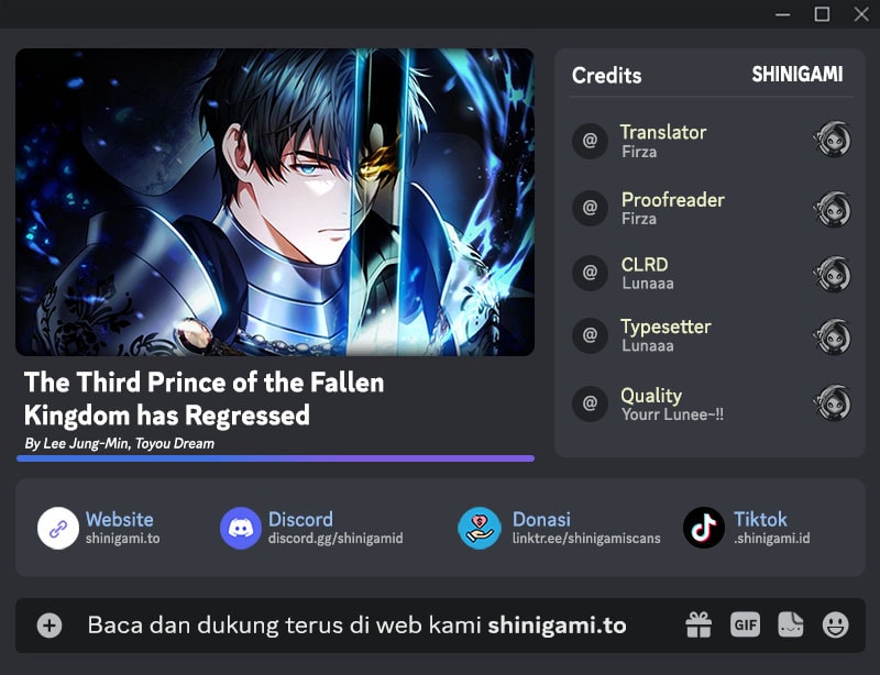 Baca Komik The Third Prince Of The Fallen Kingdom has Regressed Chapter 22 Gambar 1