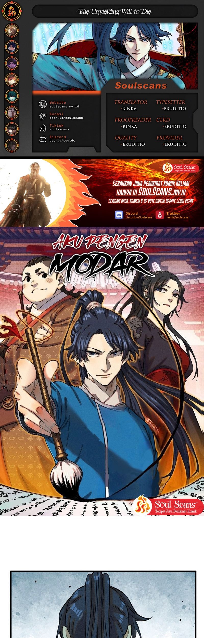 Baca Komik The Unyielding Will to Die Chapter 14 Gambar 1