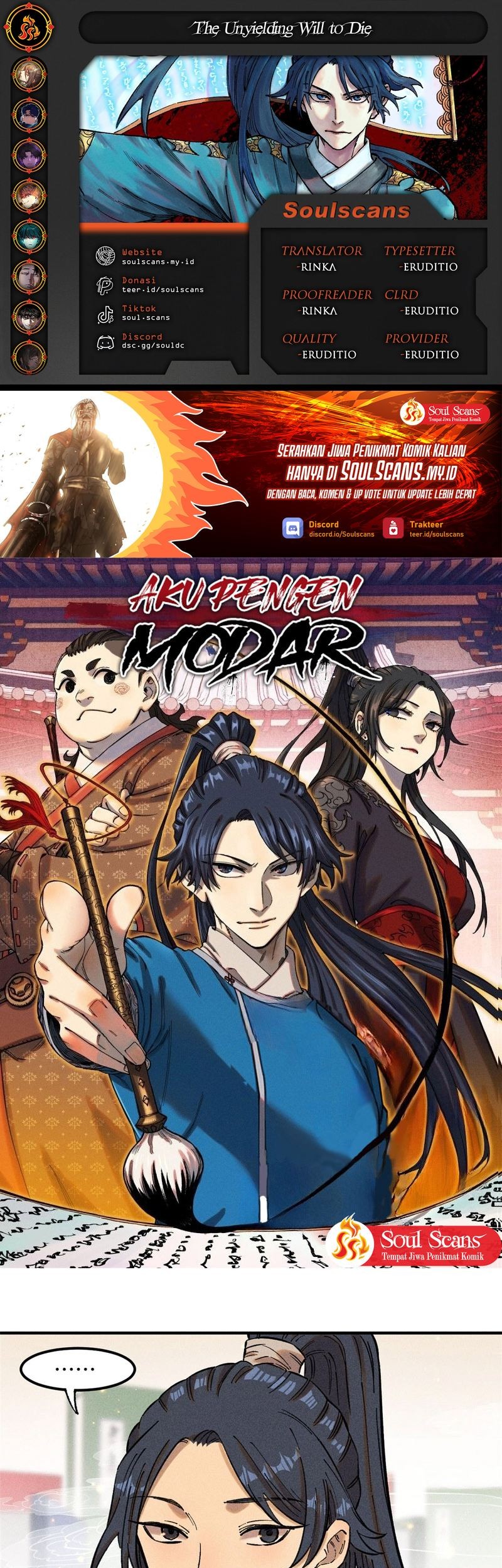 Baca Komik The Unyielding Will to Die Chapter 15 Gambar 1