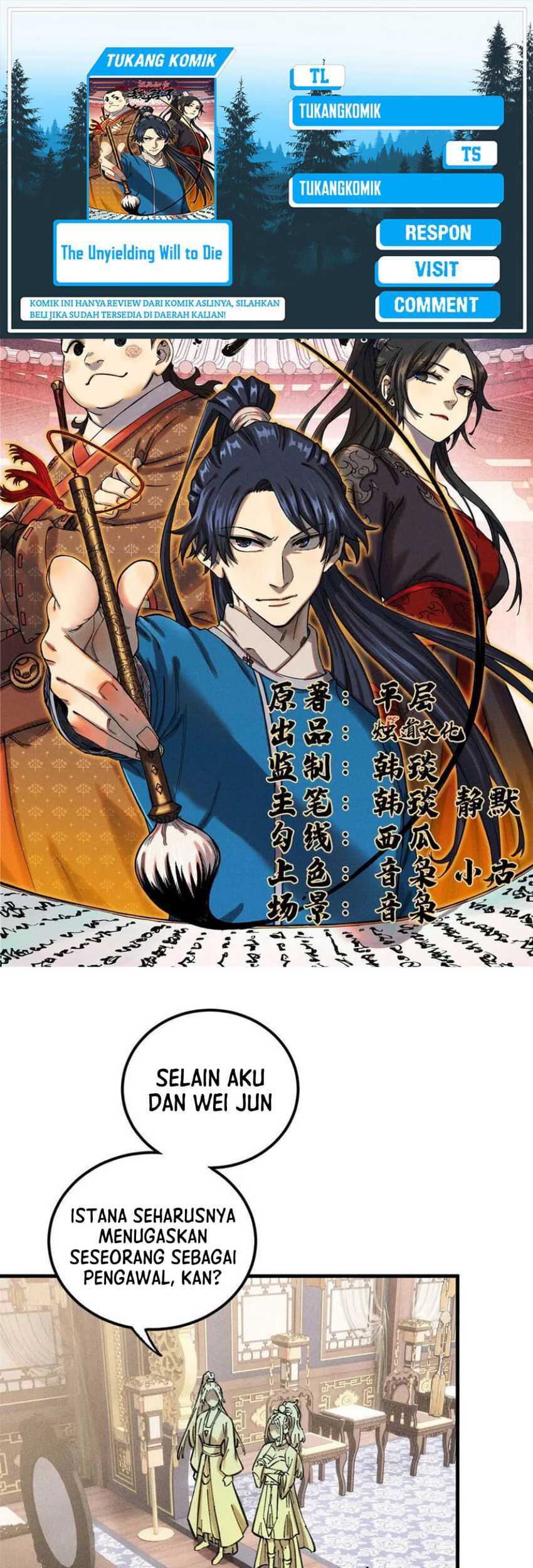 Baca Komik The Unyielding Will to Die Chapter 20 Gambar 1