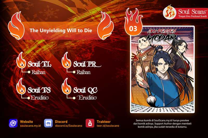 Baca Komik The Unyielding Will to Die Chapter 3 Gambar 1