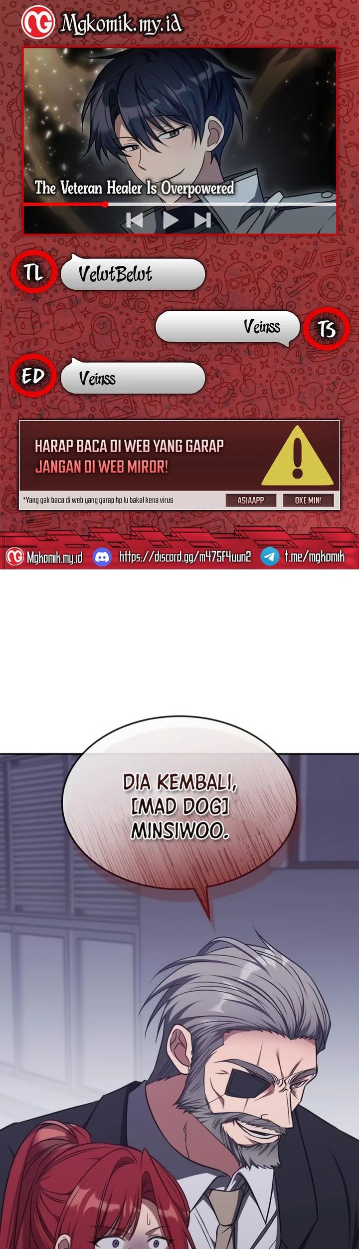 Baca Komik The Veteran Healer Is Overpowered Chapter 19 Gambar 1