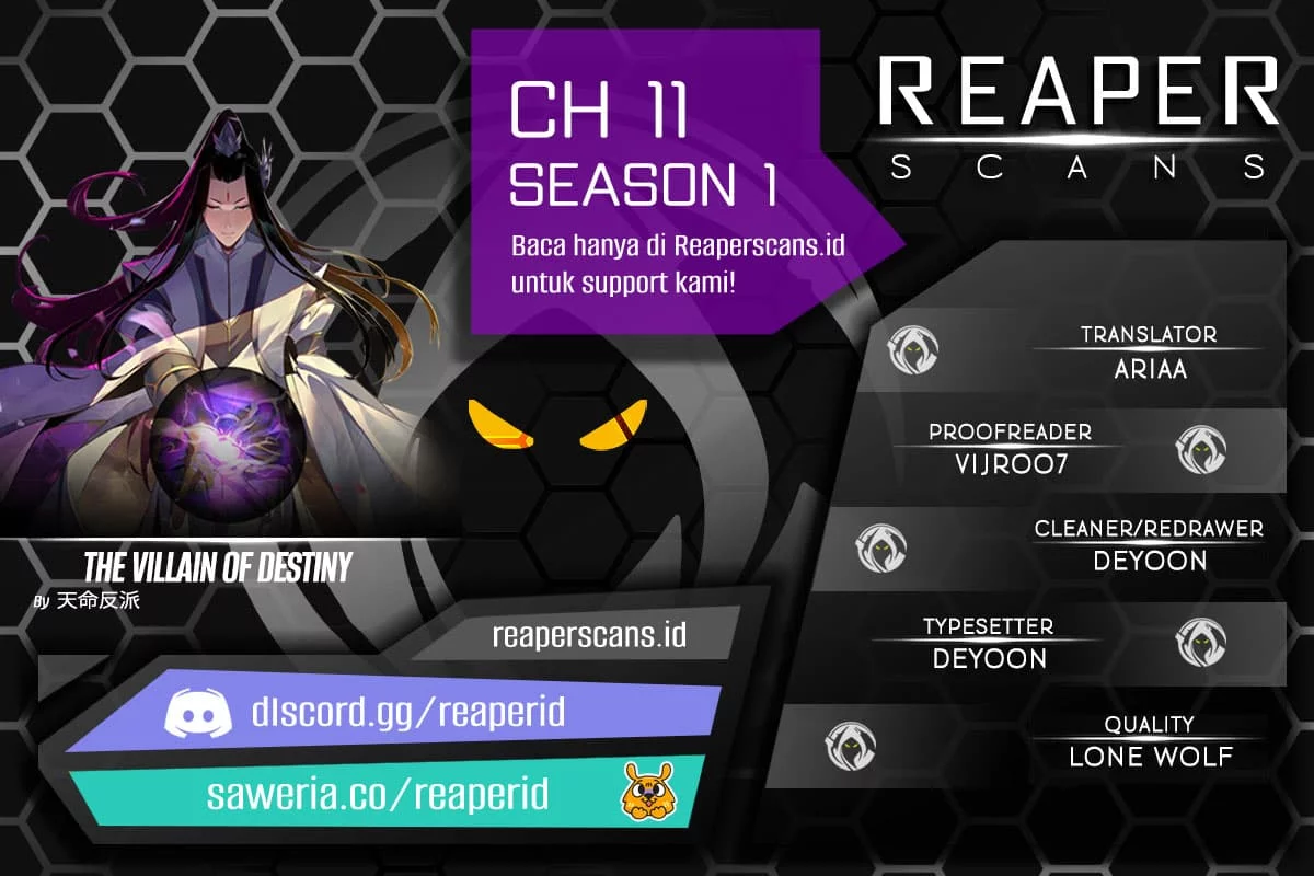 Baca Komik The Villain Of Destiny Chapter 11 Gambar 1