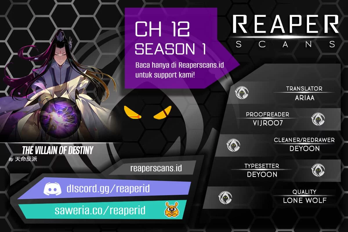 Baca Komik The Villain Of Destiny Chapter 12 Gambar 1