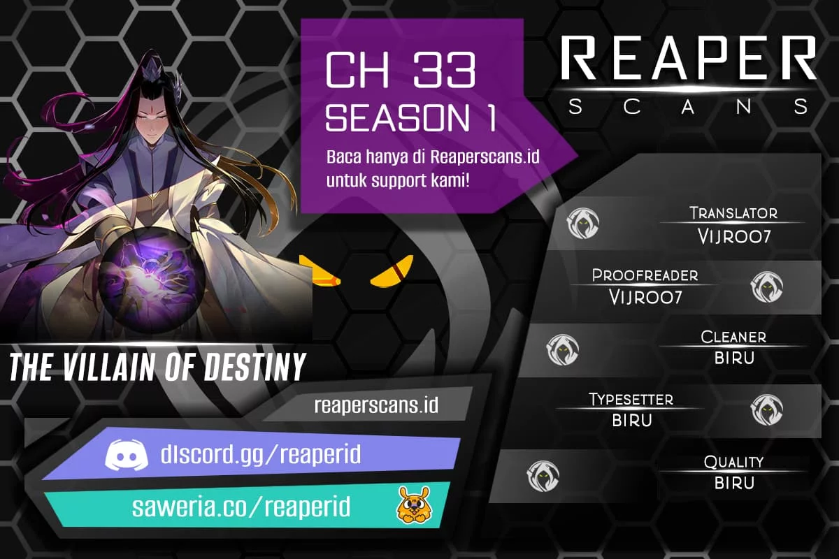 Baca Komik The Villain Of Destiny Chapter 33 Gambar 1