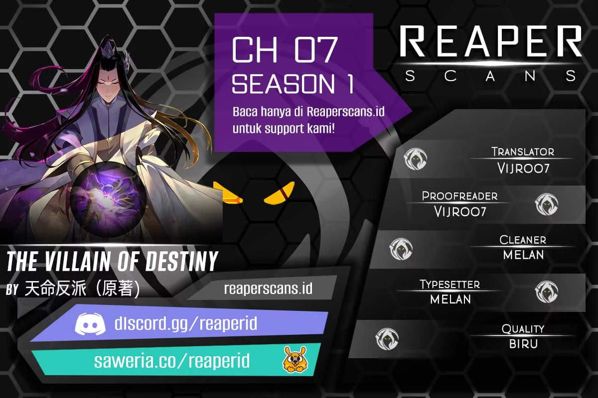 Baca Komik The Villain Of Destiny Chapter 7 Gambar 1