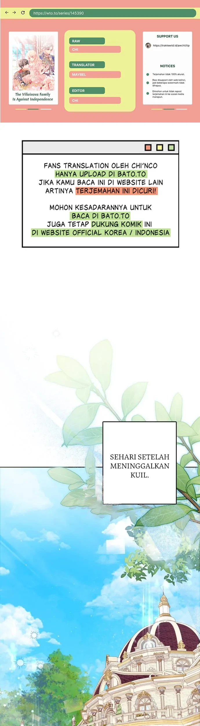 Baca Komik The Villainous Family is Against Independence Chapter 39 Gambar 1