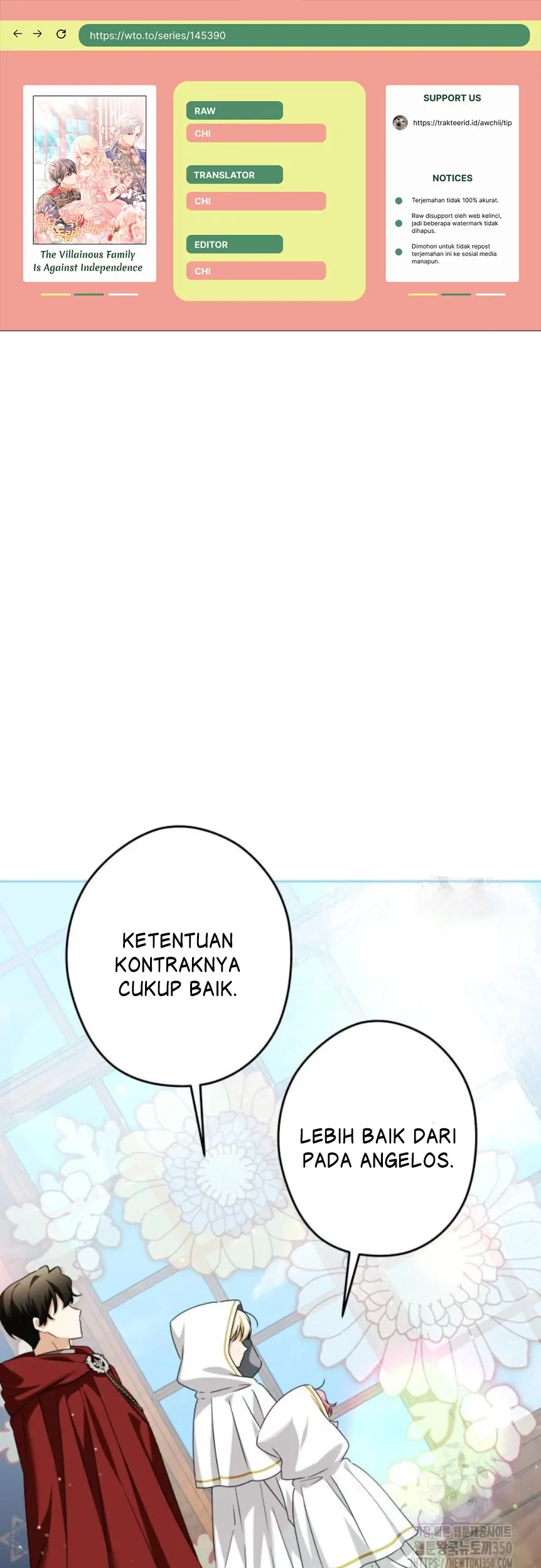 Baca Komik The Villainous Family is Against Independence Chapter 51 Gambar 1