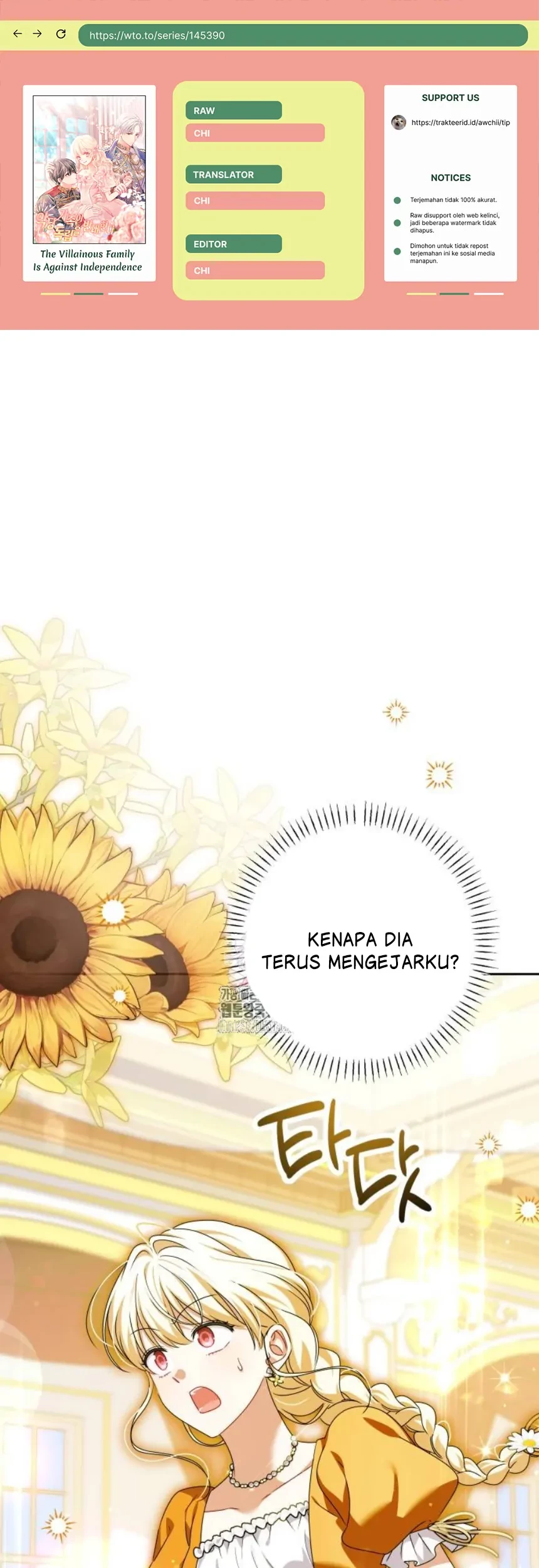 Baca Komik The Villainous Family is Against Independence Chapter 53 Gambar 1