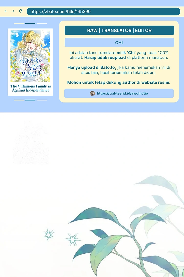 Baca Komik The Villainous Family is Against Independence Chapter 61 Gambar 1