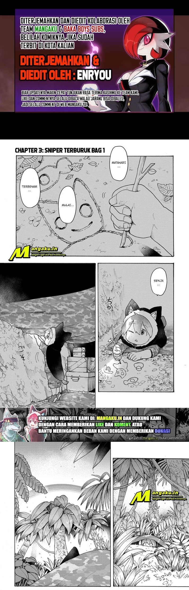 Baca Komik The Wolf Child Sora in the War Zone Chapter 5 Gambar 1