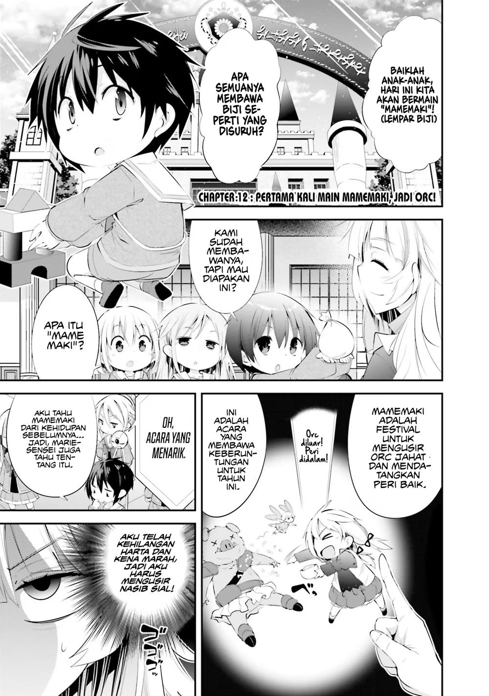 Baca  The World of Otome Games Kindergarten is Tough for Mobs Chapter 12 Gambar 2