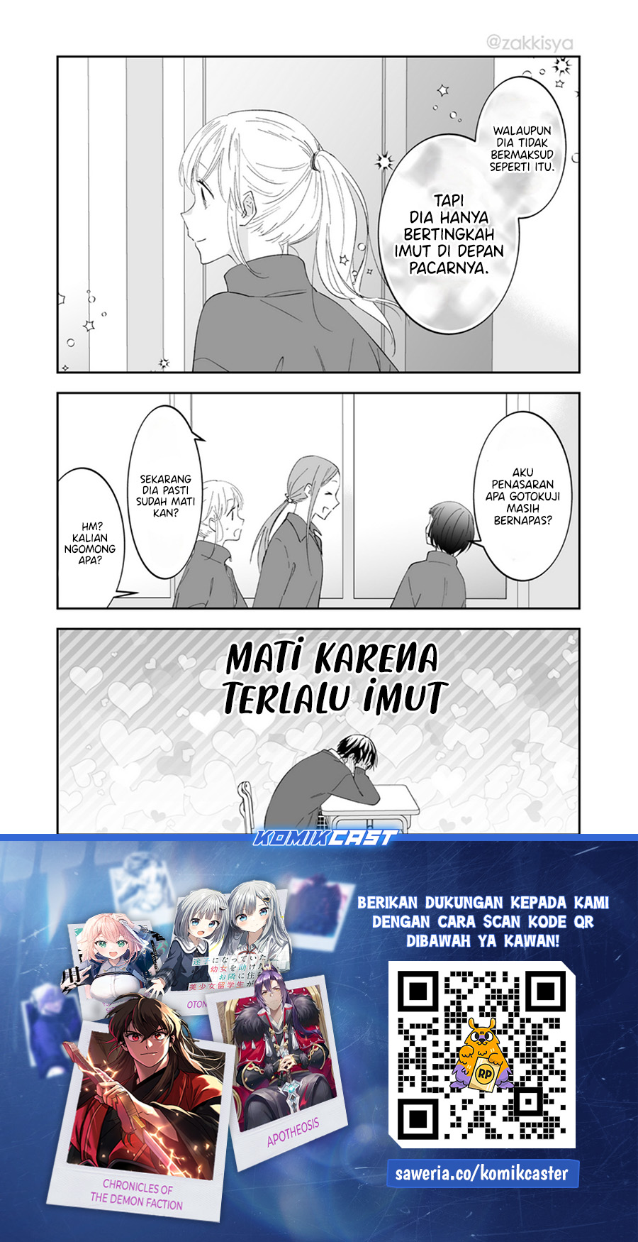 The World Will Be Destroyed Tomorrow, so I Want to Rub Your Boobs Chapter 10 Gambar 8