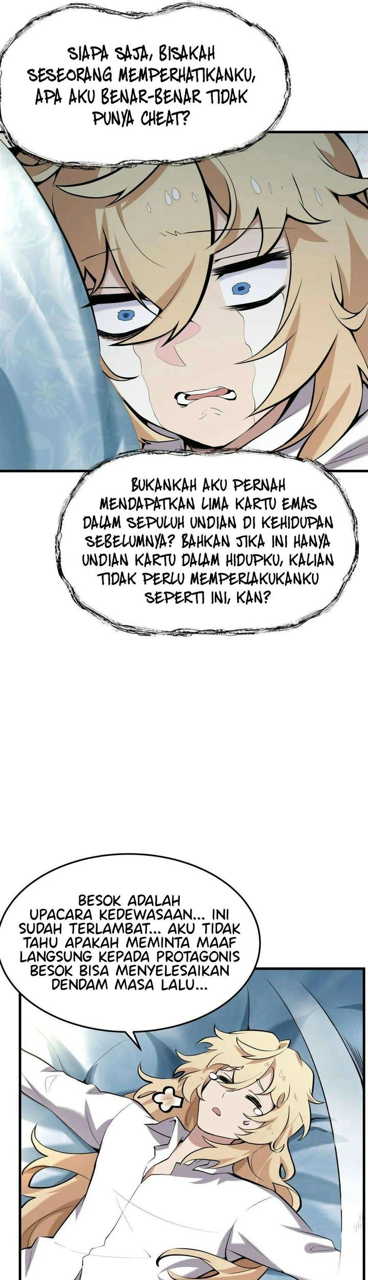 The Yellow-haired Villain in Female Main Character’s Novel wants Happiness Chapter 1 Gambar 30